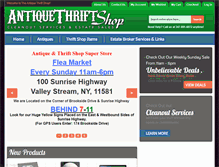 Tablet Screenshot of antiquethriftshop.com